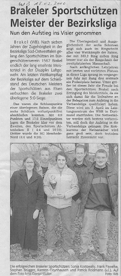 Meisterschaft LG Bezirksliga